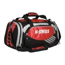 Bolsa de deporte Kswiss Medium Rojo Negro