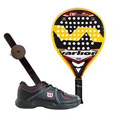 Pack Varlion Lw Carbon 5 Gp Amarilla y zapatillas Wilson