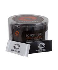 Tambor 50 Unid Protectores Orygen Negro y Transparente