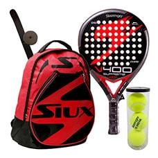 Pack Slazenger V400 Junior y Mochila Siux