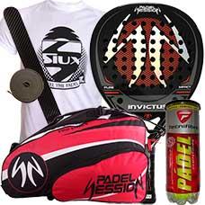 Pack Padel Session Invictus y paletero Padel Session