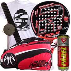 pack royal padel pole 25 aos y paletero padel session