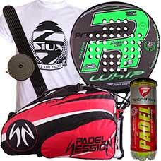 pack royal padel rp790 whip y paletero padel session