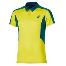 POLO ASICS PADEL AMARILLO LIMA