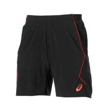 PANTALON CORTO ASICS PADEL NEGRO CORAL