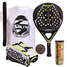 PACK PADEL SESSION PALA Y PALETERO MATRIX 4