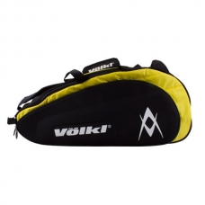 Raquetero Volkl Negro Amarillo