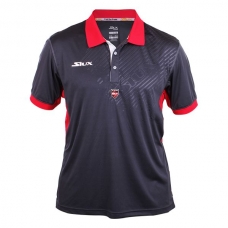 Polo Siux Soster Antracite y Rojo
