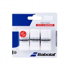 Overgrip Babolat Pro Tour X3 Blanco