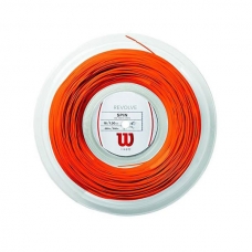 BOBINA CORDAJE DE TENIS WILSON REVOLVE SPIN 200M NARANJA