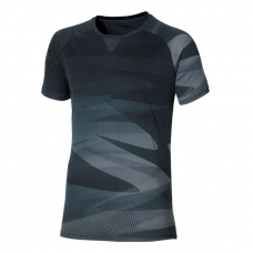 ASICS T SHIRT SHORT SLEEVE PRINT NERO
