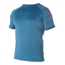 CAMISETA ASICS SS STRIPE AZUL