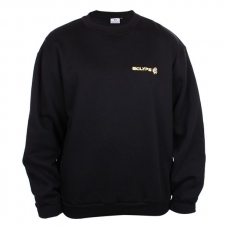SUDADERA ECLYPSE NEGRA LOGO AMARILLO