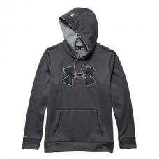 SUDADERA GRIS OSCURA LOGO GRANDE