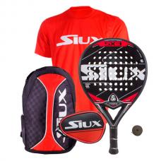 PACK SIUX SX3 Y MOCHILA SIUX TRAIL 2.0 ROJO, MONEDERO SIUX ROJO