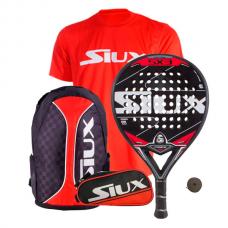 PACK SIUX SX3, MOCHILA SIUX TRAIL 2.0 ROJO Y NECESER SIUX ROJO