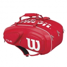 RAQUETERO WILSON TOUR V ROJO 15 RAQUETAS