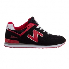 Zapatillas Siux Tsunami Negro Rojo