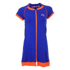 VESTIDO OCHO PADEL CREMALLERA AZUL NARANJA