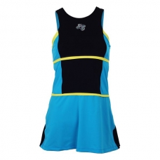 VESTIDO OCHO PADEL ROYAL NAVY AMARILLO