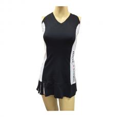 Vestido Black Crown Jerez Negro Blanco