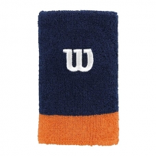 Muequera Wilson Wrisband 2 und Azul Naranja