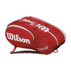 RAQUETERO WILSON MINI TOUR ROJO 6 RAQUETAS
