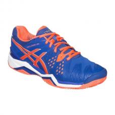 Asics Gel Resolution 6 Clay Azul Naranja