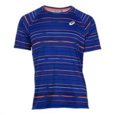 Camiseta Asics Club Graphic Sleeve Tee Azul