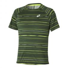 Camiseta Asics Club Graphic Sleeve Tee Verde