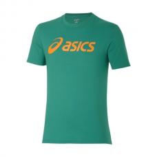 Camiseta Asics Stripes Logo Verde