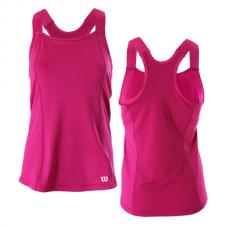 Camiseta de tirantes Wilson Tour Tank II Rosa