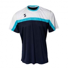 Camiseta Padel Softee Club Marino Celeste