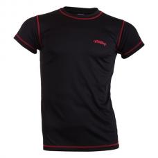 Camiseta tecnica Padel Session Negro Rojo