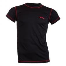 T-shirt Technique Padel Session Noir Rouge