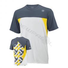 Camiseta Wilson Pure Battle Crew Amarillo