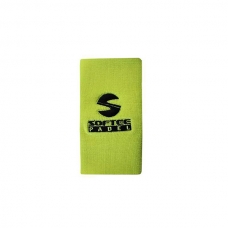 Muequera Ancha Softee Padel Amarilla