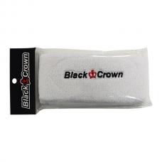 Munequeras Largas Black Crown Blancas 2 Unidades