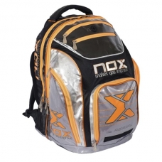 Mochila Nox Senior Negra Naranja 16