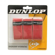 Overgrip Dunlop Hydratac 3 unidades Rojo