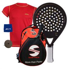 PACK KAITT CALIBRE Y MOCHILA SOFTEE PADEL REX