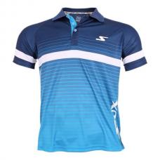 Polo Siux Linked Azul y Blanco