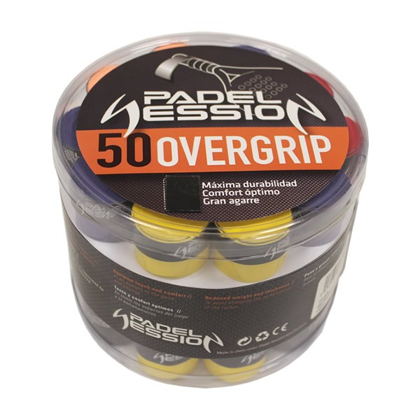 Tambor 50 overgrips Padel Session colores
